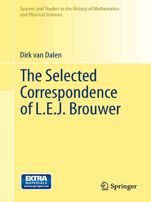 cover image of The Selected Correspondence of L.E.J. Brouwer